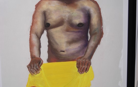 The Mouse, pastel on paper