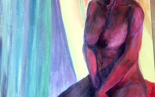 Acrylic study