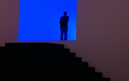 Male silhouette, photograph