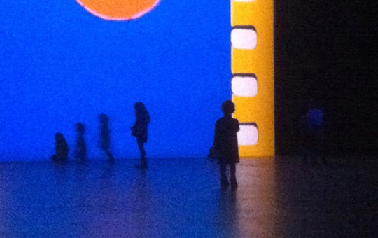 Child silhouette, photograph
